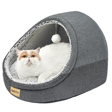 Jiupety Cute Cat Beds for Indoor Cats, Cat Cave Bed for Kittens, Burrowing Pu...