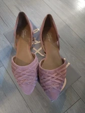 New Crown Vintage Roalia Flats, Women's Size 7.5 M, Pink Blush