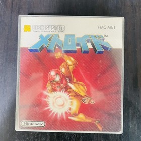 Metroid With Sticker Nintendo Famicom Disk System 1986 FMC-MET Action Retro Game