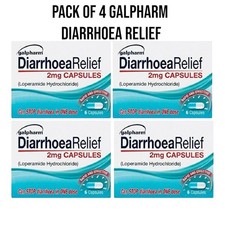 24 Tablets GENERIC - Imodium Diarrhoea Relief (4x6 Capsules) Long expiry