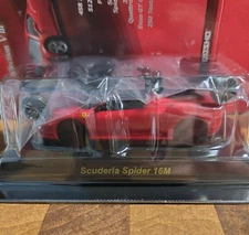 Kyosho 1/64 Ferrari 8 Scuderia Spider 16M Red