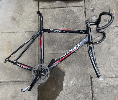 Ridley Compact Rennrad Rahmenset + 4ZA Carbon Gabel + Truvativ Kettensatz + Medium