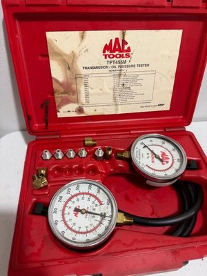 #ad Mac Tools USA Transmission Oil Pressure Test Kit No. TPT455M 3B $99.99
