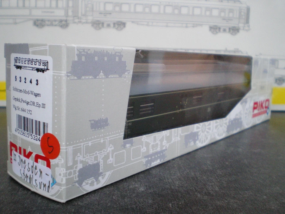 Piko 53243 Schürzen-Modernisierungswag Gepäckwagen Neu