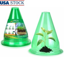 Plant Cloches Snail Bird Protection Ventilated Microclimate Seed Covers New