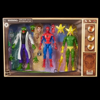 2026 SDCC EXCLUSIVE MARVEL LEGENDS SPIDERMAN MEME TASTIC 3-FIGURE SET IN HAND 