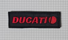 DUCATI PATCH TOPPA ricamata 10,5 cm X 3,3 cm