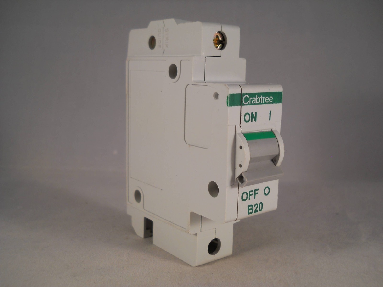 Crabtree Polestar MCB 20 Amp Type B 20A Single Pole Circuit Breaker 60B/20