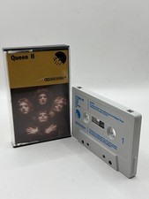 Queen Queen II Cassette Tape Album EMI White Shell Blue Text