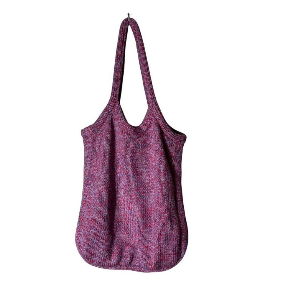 Bolso de Mano De Colección Y2K American Eagle Tejido con Cable Hobo Bohemio Festival Hippie Paz Foto 4 de 4