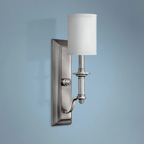 Hinkley Sussex 17 3/4" High Brushed Nickel Wall Sconce - Picture 1 of 6