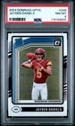2024 PANINI DONRUSS OPTIC #248 JAYDEN DANIELS ROOKIE RC PSA 8