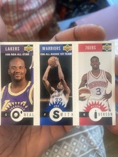 🔥 Iverson RC 1996 Upper Deck 3-Panel Shaq Joe Smith Rare Insert