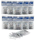Christening Baptism Confetti Table Scatter Decorations Silver Card Sprinkles