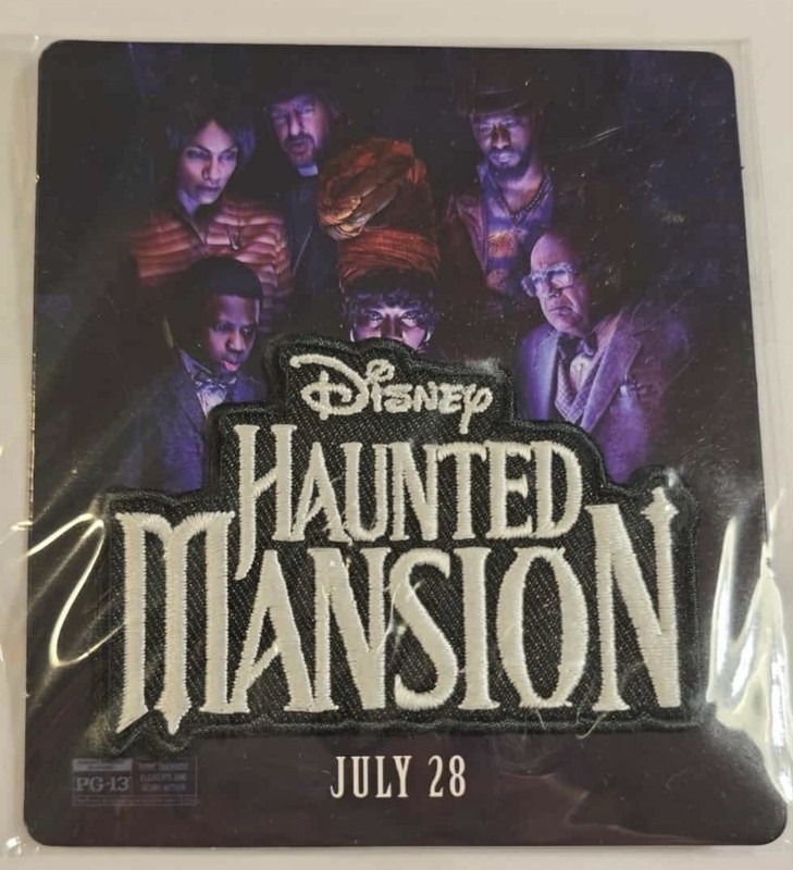 2023 DISNEY HAUNTED MANSION GLOW IN THE DARK MOVIE PROMO PATCH COLLECTIBLE AMC
