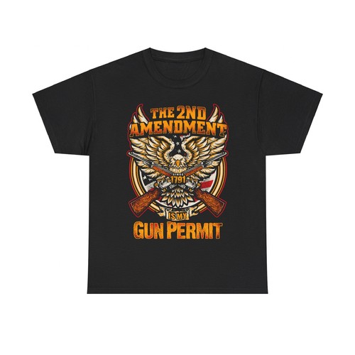 2nd Amendment right to bear arms Constitutional Carry Unisex Heavy Cotton Tee - Picture 8 of 16