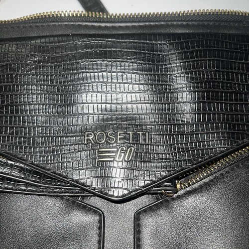 Sac à main bandoulière noir Rosetti accents dorés Go sac à main - Photo 10/10