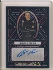 2023 Chronicles #BP Blaine Perkins Obsidian Auto Electric Etch Pink 12/25
