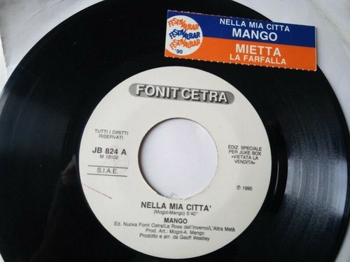 7" PROMO + STRIP MANGO IN MEINER STADT ERNTET DEN SCHMETTERLING EX