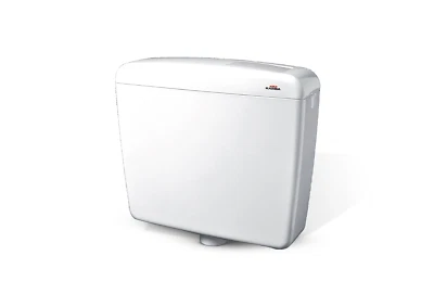CASSETTA WC ESTERNA ZAINO BAGNO BIANCA IN ABS KARIBA SUPER ECO SCARICO LT. 9