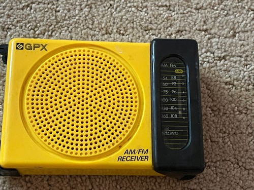 GPX Am Fm Slicker Portable Radio Receiver vintage | eBay