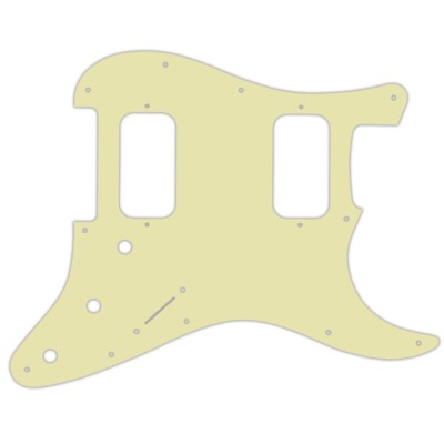Pickguard Fender Big Apple & double FAT Stratocaster mint green 3 ply