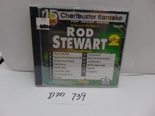 New Sealed Chartbuster Karaoke CD-G 15 Songs Pop Artist Rod Stewart Volume 2