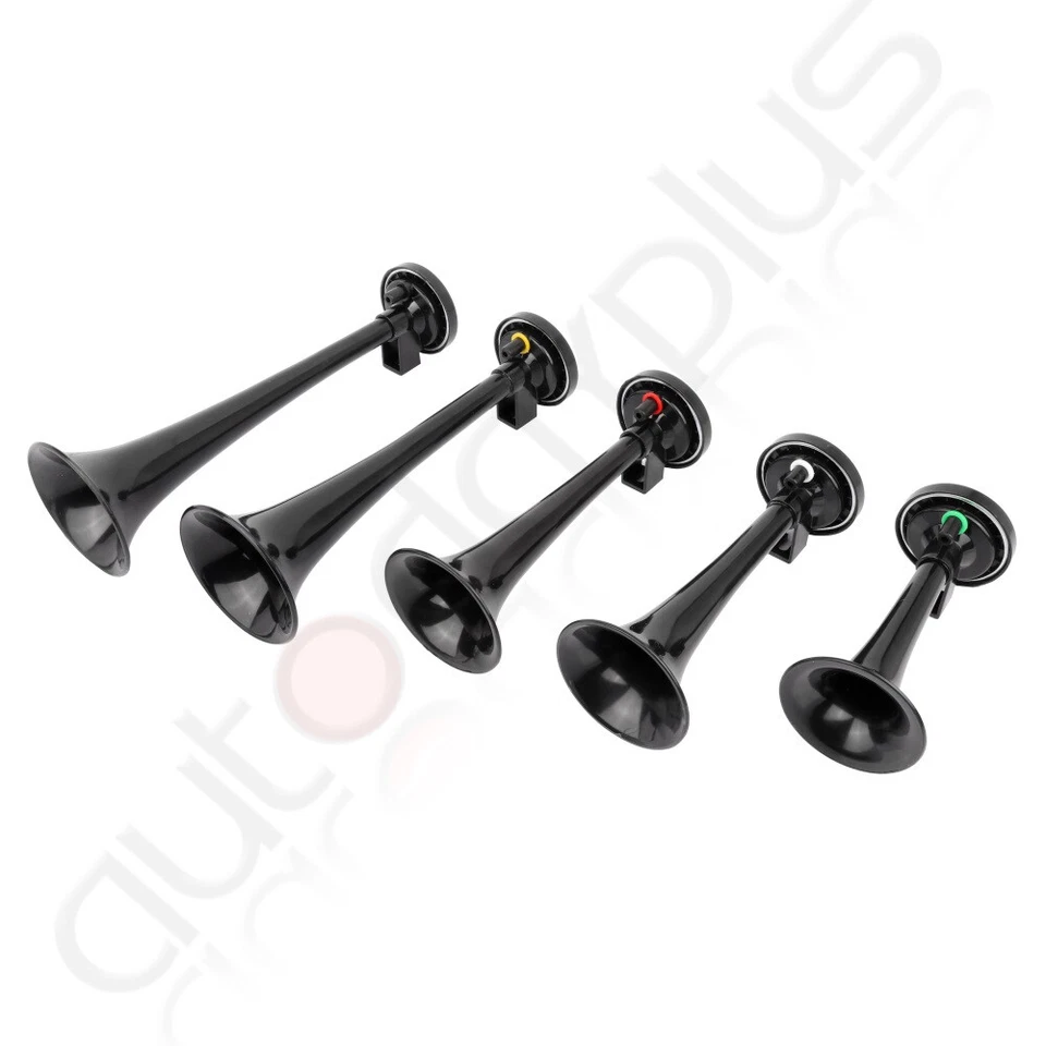 Ultra Fuerte Dixie Musical Coche Air Horn Kit Dukes of Hazzard General Lee Negro Foto 4 de 4