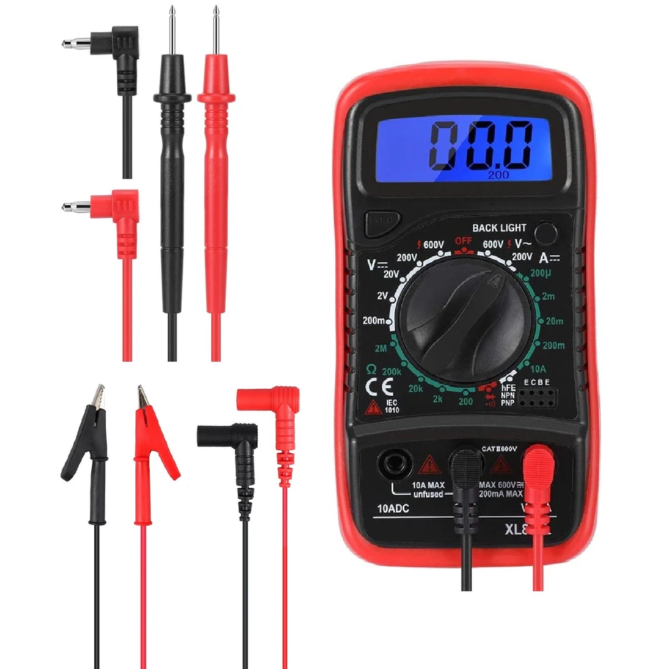 Digital Multimeter Voltmeter Ohmmeter Amperemeter Mit TRMS 4000 Counts - Bild 2 von 4