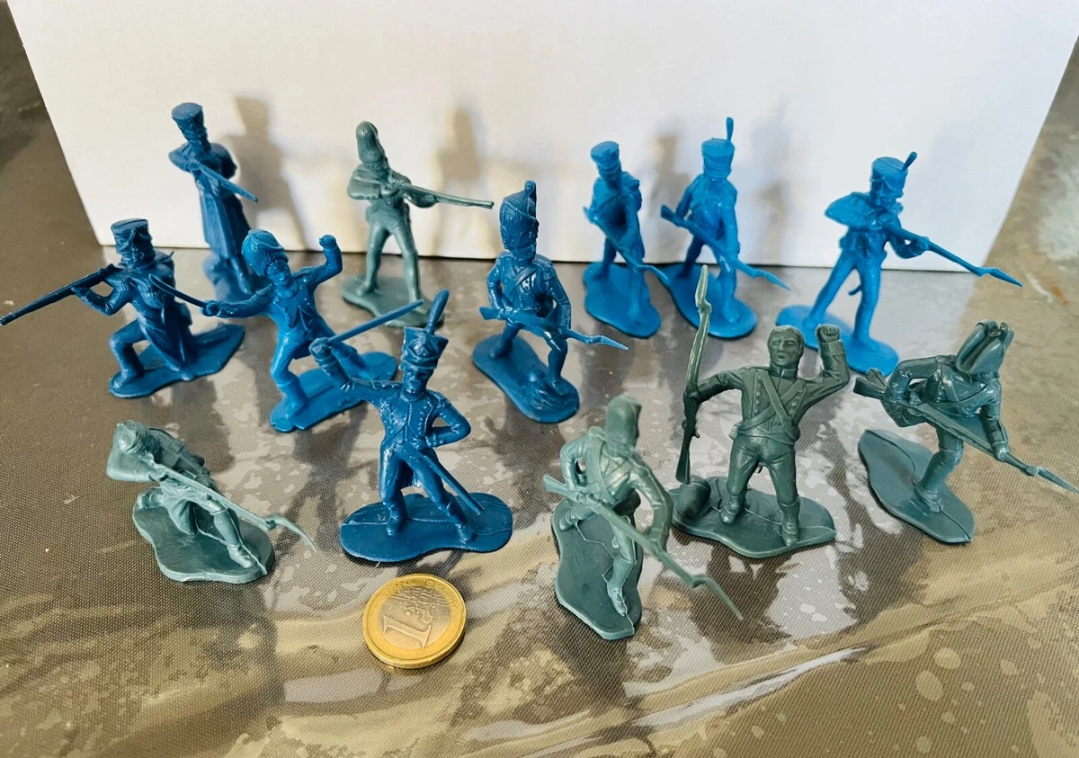 Soldats Espagnols Teixido - 1/32 (60mm), Armée Années 60, Plastique Peint, Lot (occasion, Neufs)