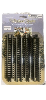 Windham Heights Railroad Straight Track Cobblestone Corners Christmas Train NEW