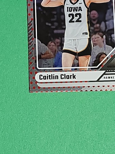 ๐ Rare 2024 Caitlin Clark RC Panini Donruss Exclusive Chrome Red Dot Foil # 13 - Picture 4 of 14