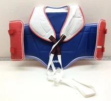AAMA Solid Reversible Olympic Style Taekwondo Chest Guard Protector Size # 0