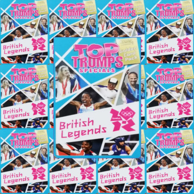 Top Trumps Einzelkarte British Olympic Legends - verschiedene Athleten (FB3)