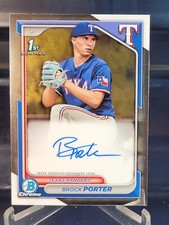 2024 Bowman Chrome #CPA-BP Brock Porter 1st Bowman Auto Texas Rangers