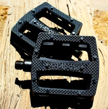 SHADOW CONSPIRACY RAVAGER BMX BIKE PEDALS 9/16 HARO KINK GT CULT RANT BLACK NEW