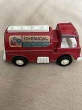 Vintage Tootsie Toy 1970 Chemical Extinguisher Diecast Truck Fire Made in USA