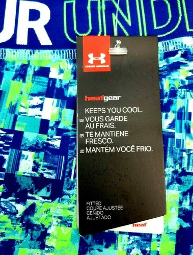 NWT Youth Under Armour Heat-Gear Printed Capri Pants 1305645 XL NWT - Picture 4 of 7