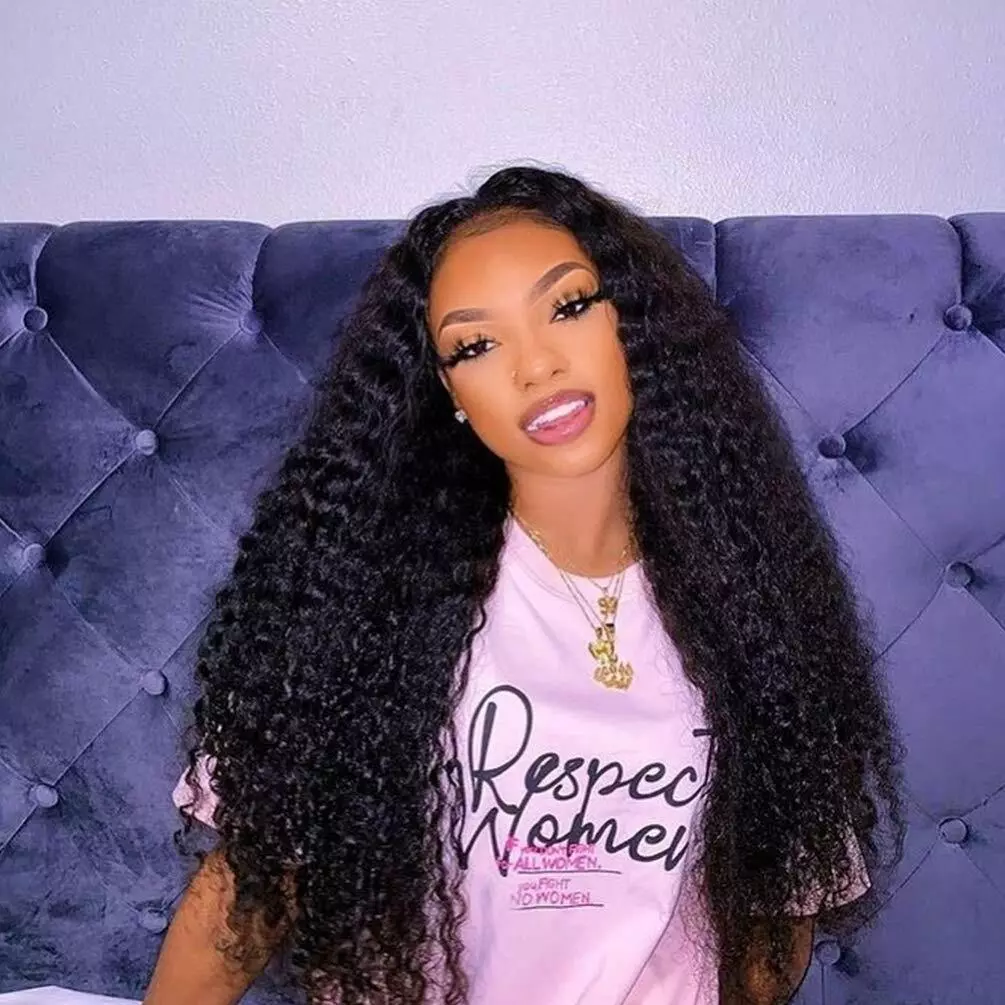 Long curly clearance hair lace wig