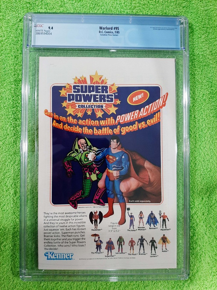 WARLORD 95 CGC 9.4 newsstand Canadian Price Variant v9095 eBay