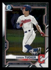 2021 Bowman #BCP-77 Carson Tucker Cleveland Indians