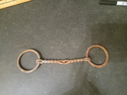 Mors Filet Never Rust à Anneaux Libres – Taille 5-1/2 Pouces – équitation Western