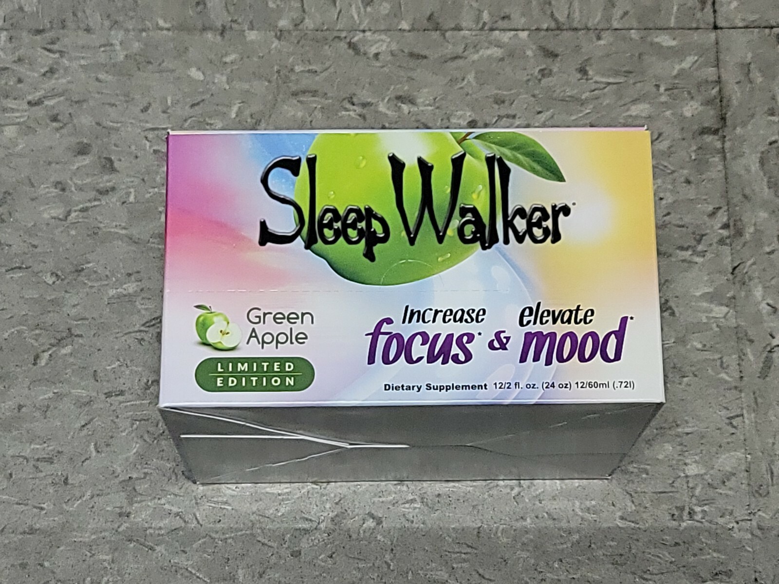 Sleepwalker focus and mood energy shots 12ct Box Limited Edition Green
