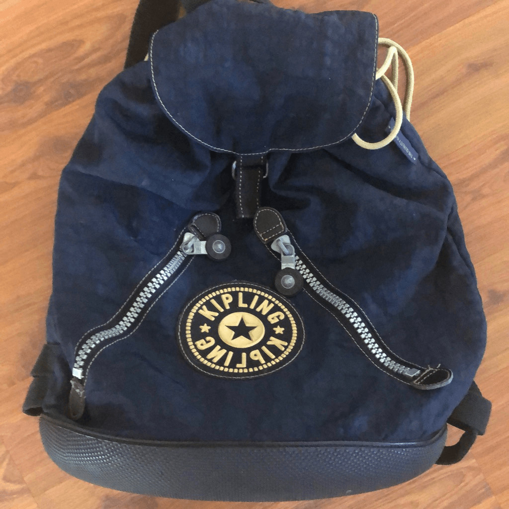 Kipling Vintage Y2K, navy, knapsack, backpack Gem