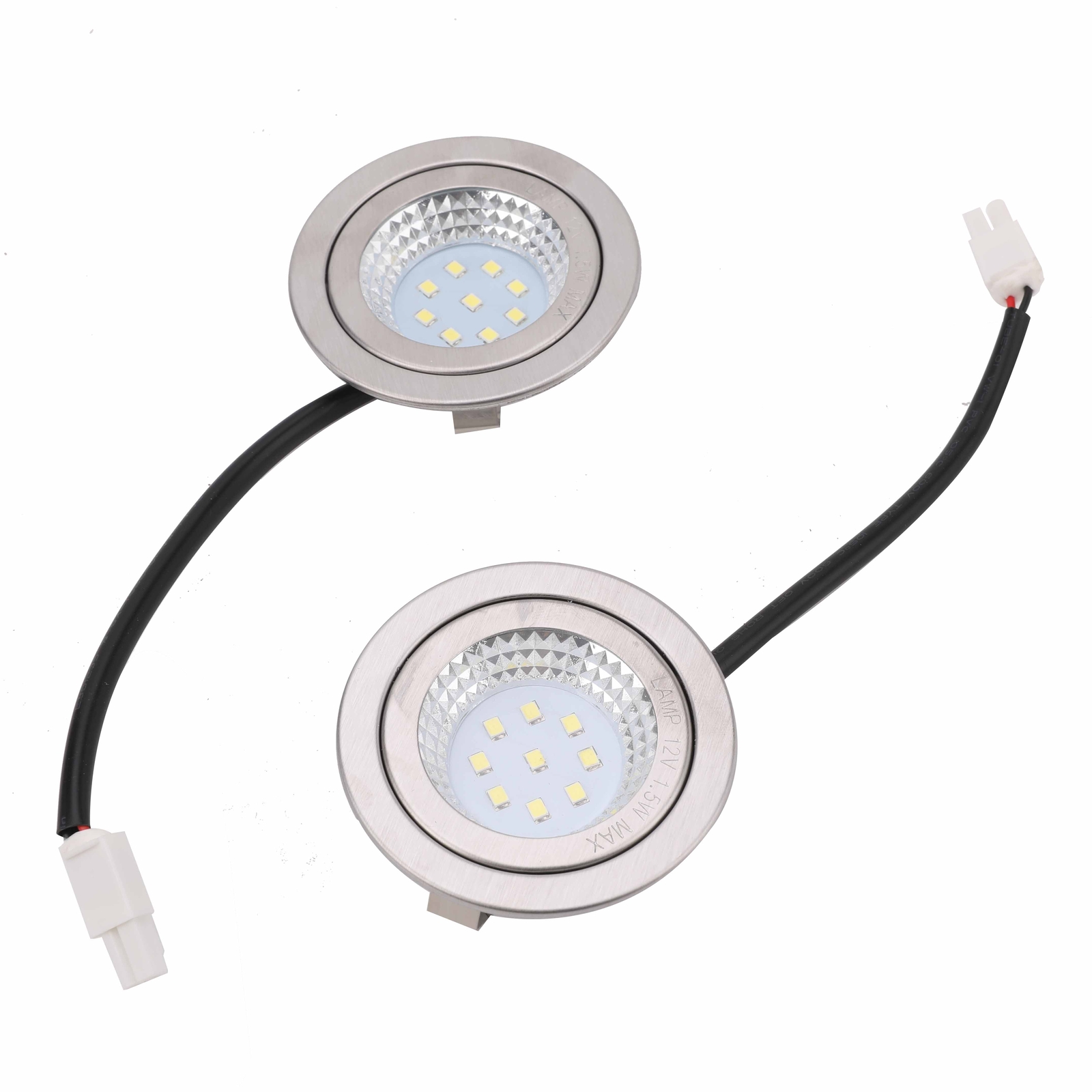 2PCS 68mm Rangehood Range Hood Led Light Lamp Globes Assembly 12v 1