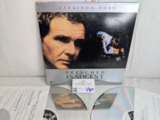 PRESUMED INNOCENT 1990 HARRISON FORD LaserDisc  WIDESCREEN Edition VG /VG