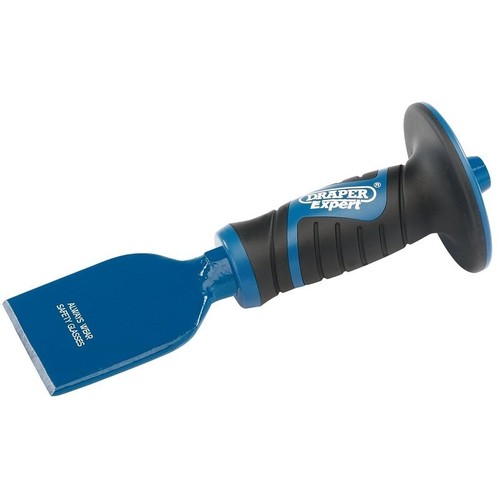 DRAPER 75MM BRICK BOLSTER WITH IMPACT ABSORBING HAND GUARD 225MM LENGTH, 51011 - Picture 3 of 3