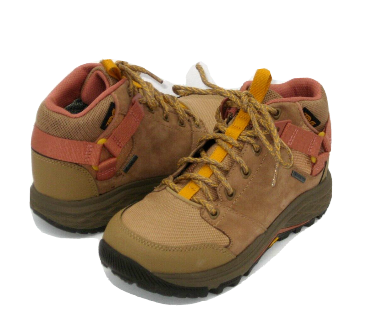 TEVA GRANDVIEW GTX WOMEN HIKING BOOTS LEATHER SAND DUNE US /UK