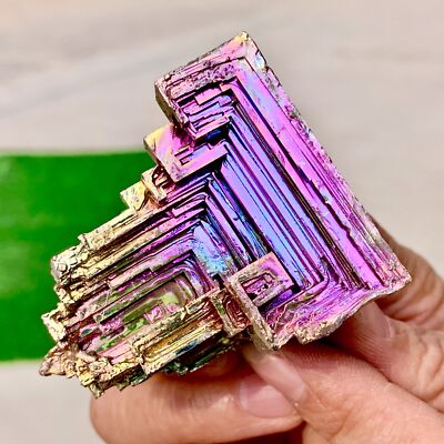 133G A+++ Gram Bismuth rainbow crystal elementBi gemstone Mineral