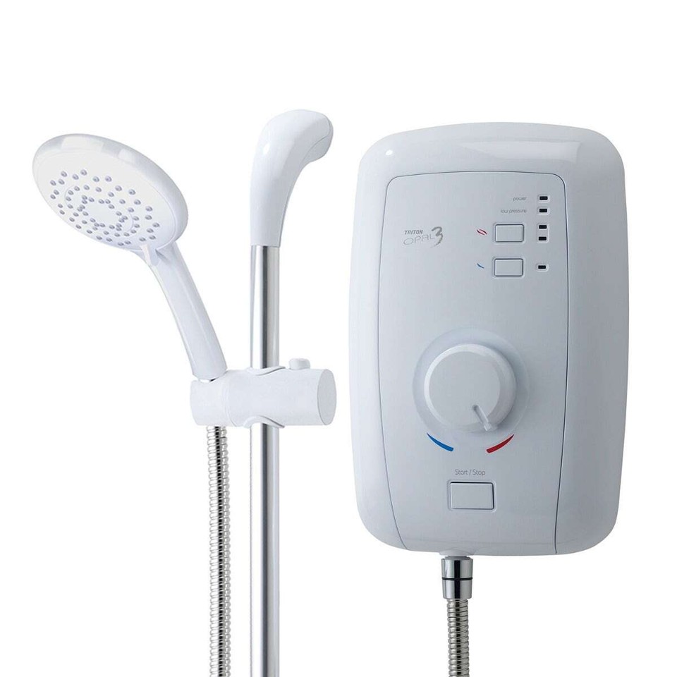 Triton Opal 3 Electric Shower 9.5kW ( Perea, Aquasurge, Rosato) eBay